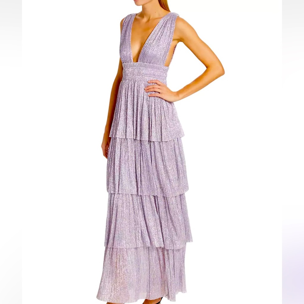 Sabina Musayev Alpha Tiered Maxi Dress